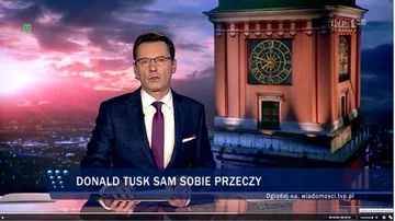 Paski informacyjne w TVP Info 