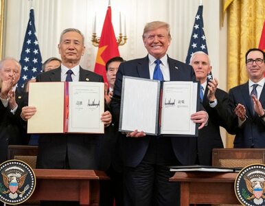 Miniatura: USA i Chiny podpisały pierwszy etap umowy...