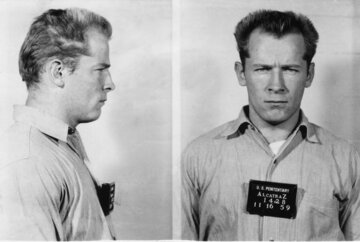 Zdjęcie policyjne Bulgera z&nbsp;więzienia Alcatraz (1959)