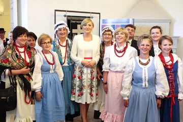 Agata Duda na spotkaniu z członkiniami Kół Gospodyń Wiejskich 