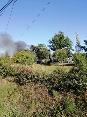 Miejsce, w którym doszło do wypadku F-16 