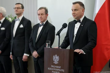 Spotkanie noworoczne z korpusem dyplomatycznym w Pałacu Prezydenckim 