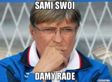 Adam Nawałka odchodzi z reprezentacji Polski - mem 