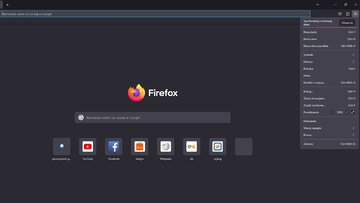 Lista opcji w&nbsp;Mozilla Firefox