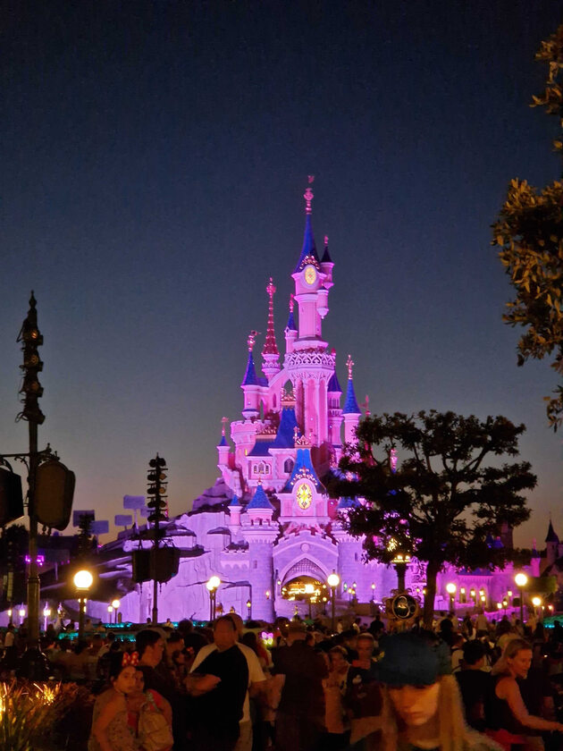 Zamek w Disneylandzie 