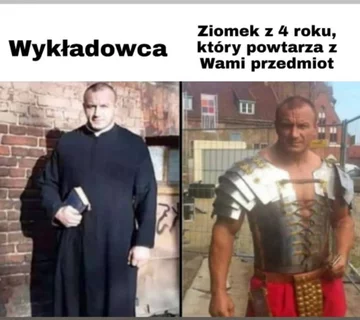 Mem z wykładowców włamujących się na grupki studenckie 