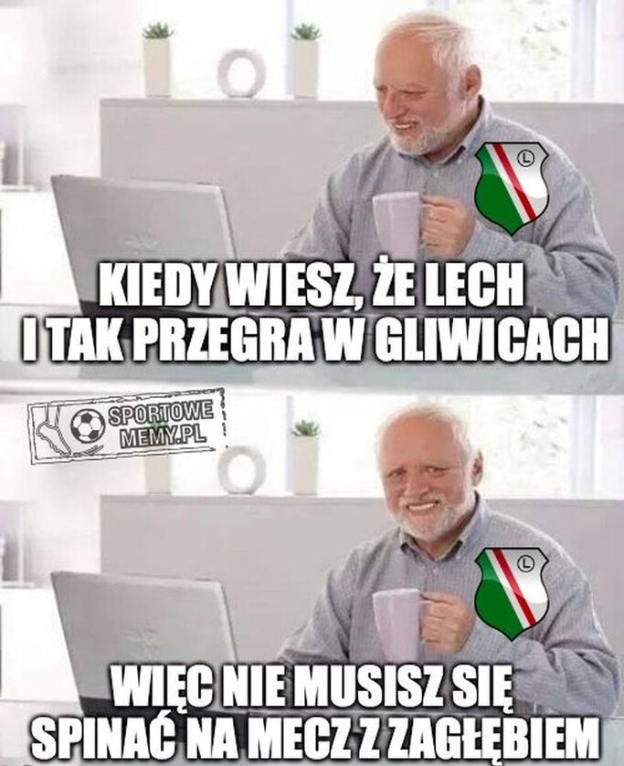 Mem z Legią Warszawa 