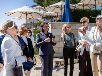 Marta Nawrocka podczas spotkania pierwszych dam w Dubrowniku 