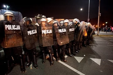 ...ale policjanci wciąż mieli dużo pracy (fot. Jakub Czermiński)