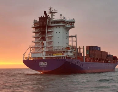 Miniatura: Pożar statku na Morzu Bałtyckim. Jednostka...