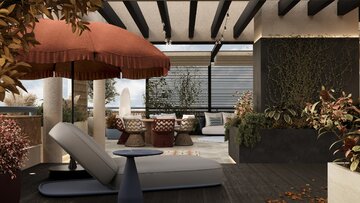 Apartament z widokiem na park, projekt Modeko Studio 