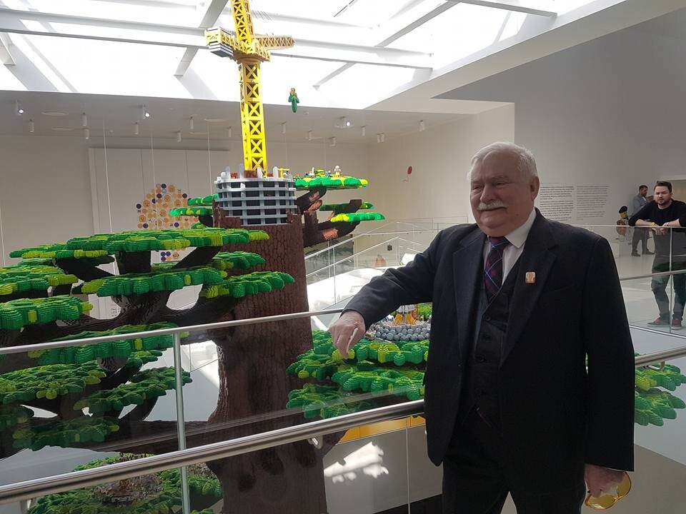 Lech Wałęsa z wizytą w Danii 