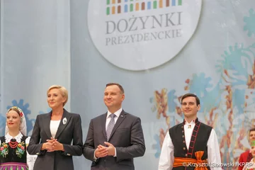 Prezydenckie dożynki w Spale p