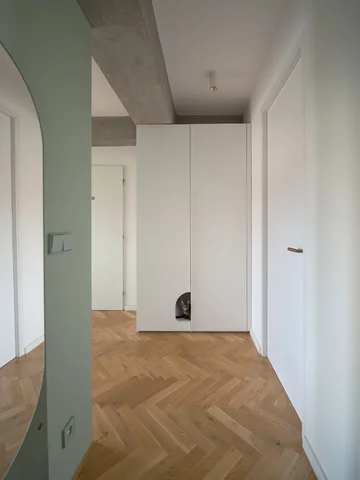 Mieszkanie w bloku z lat 50., projekt B² Architecture 