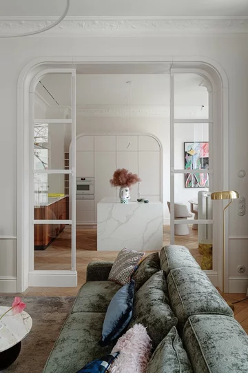 Secesyjne mieszkanie w Sopocie, projekt Doroty Terleckiej i pracowni Biuro Kreacja 