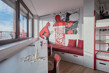 Minimalistyczny apartament z panoramicznym widokiem, projekt Barbora Léblová Linka, Barbora Léblová