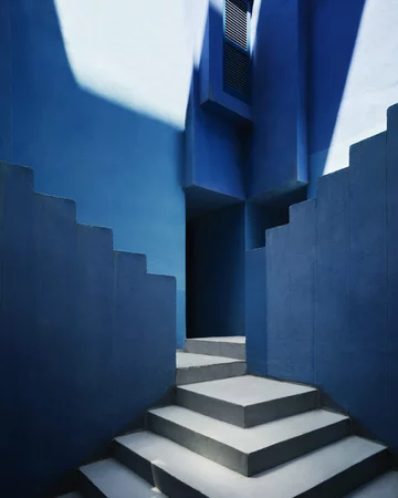 La Muralla Roja, osiedle projektu Ricardo Bofill Taller de Arquitectura Ricardo Bofill, La Muralla Roja