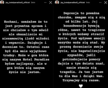 Jeremiah Dąbrowski z&nbsp;"Hotelu Paradise" trafił do&nbsp;szpitala