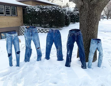 Miniatura: Zamarznięte ubrania to nie jedyny problem....