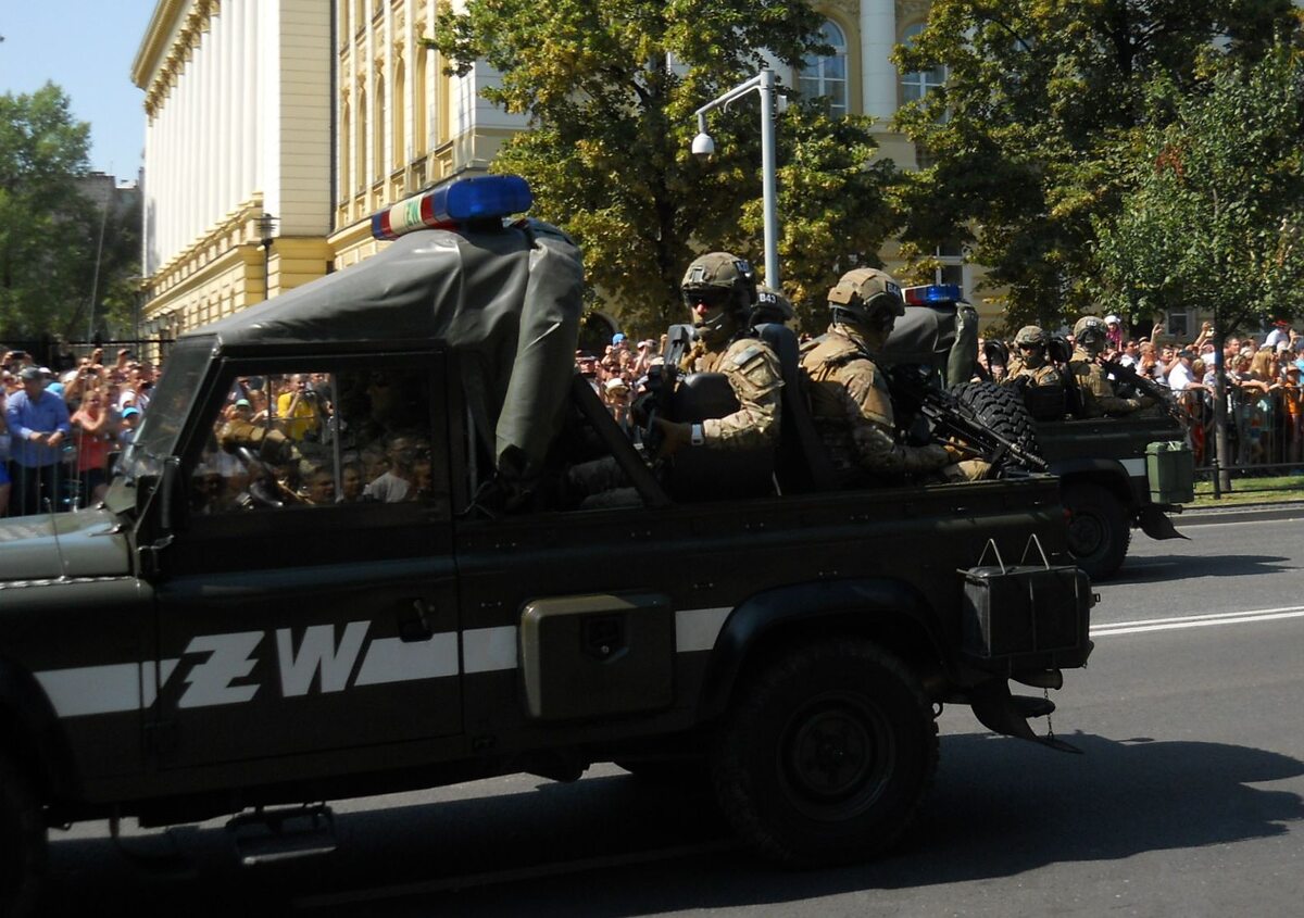 Samochod Żandarmerii Wojskowej (fot.Marcin Lis)