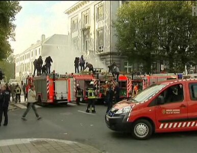 Miniatura: Protest strażaków w Belgii. Poszło o...