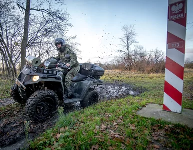 Miniatura: Pościg przy granicy polsko-białoruskiej....