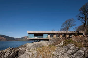 Dom na skale, projekt Cameron Webster Architects 