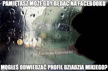 Mem po usunięciu konta Janusza Korwin-Mikkego z Facebooka 