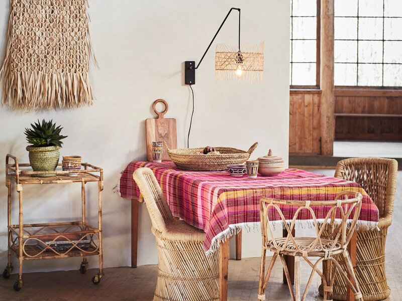 Charakterystyczne dla stylu boho elementy wyposażenia wnętrz