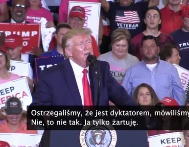 Miniatura: Trump żartuje o trzeciej kadencji. Przy...