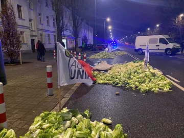 Protest Agrounii w Warszawie 