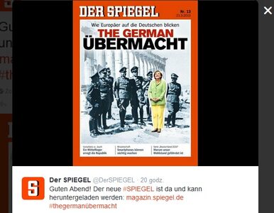 Miniatura: Merkel w otoczeniu nazistów na okładce...