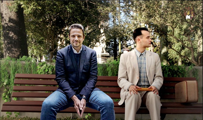 Miniatura: Memy z Rafałem Trzaskowskim i jego ławką