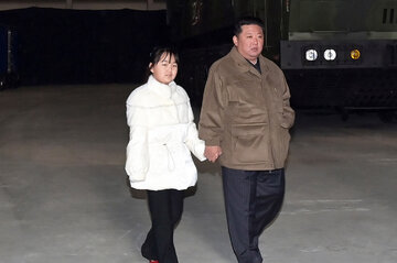 Kim Dzong Un z&nbsp;c&oacute;rką