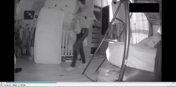 Nagranie z kamery zamieszczonej w domu morderców 