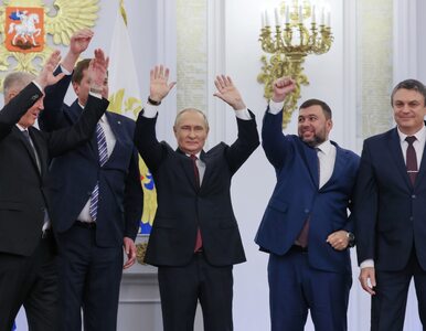 Miniatura: Ceremonia aneksji terytoriów Ukrainy....