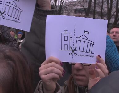 Miniatura: Protest przeciwko finansowaniu Świątyni...