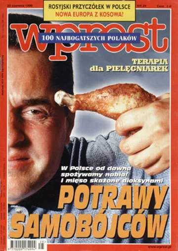 Okładka tygodnika Wprost nr 25/1999 (864)