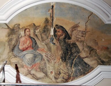 Miniatura: W poznańskim ratuszu odnaleziono... fresk...