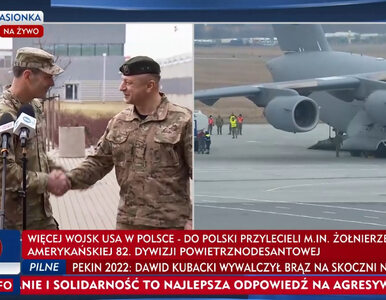 Miniatura: Amerykańscy żołnierze wylądowali w Polsce....