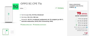 Oppo 5G CPE T1a w&nbsp;ofercie &bdquo;Back to&nbsp;school&rdquo; w&nbsp;Plus