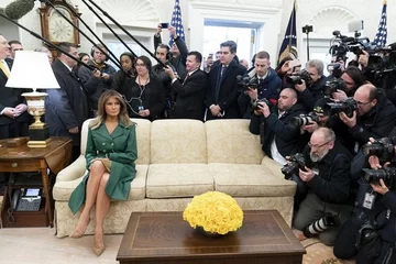 Urodzinowe zdjęcie samotnej Melanii Trump 