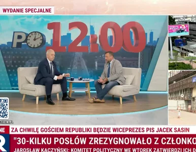 Miniatura: Pokrętne tłumaczenia Jacka Sasina w TV...