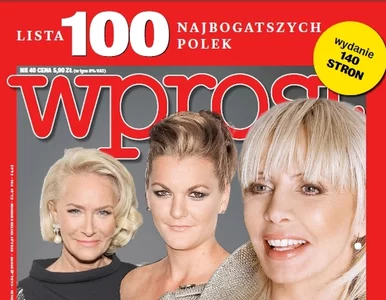 Miniatura: Lista 100 najbogatszych Polek: miejsca 80-100
