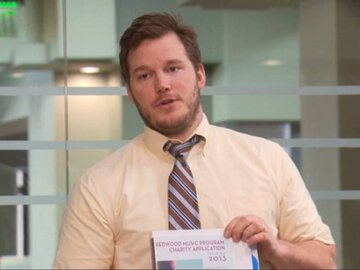 Chris Pratt w&nbsp;&bdquo;Parks and&nbsp;Recreation&rdquo;