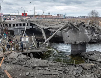 Miniatura: Wojna na Ukrainie. Irpień jest odcięty od...