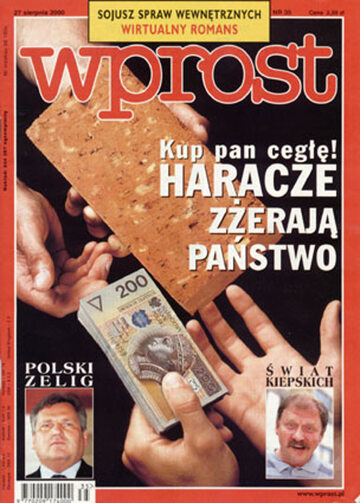 Okładka tygodnika Wprost nr 35/2000 (926)