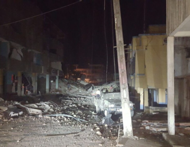 Miniatura: Silne trzęsienie ziemi w Ekwadorze. Nie...