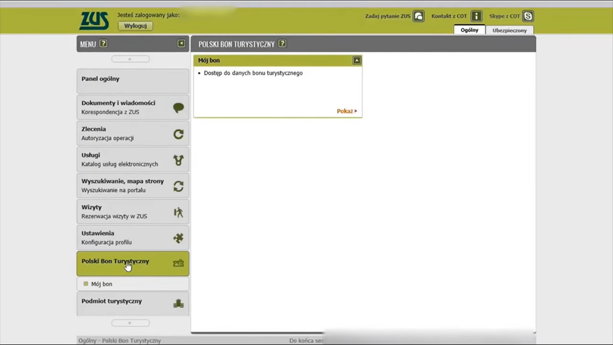 Aktywacja Bonu Turystycznego 