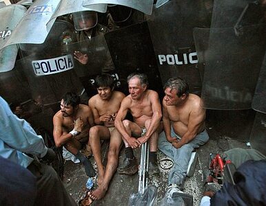 Miniatura: Boliwia: policja starła się z......